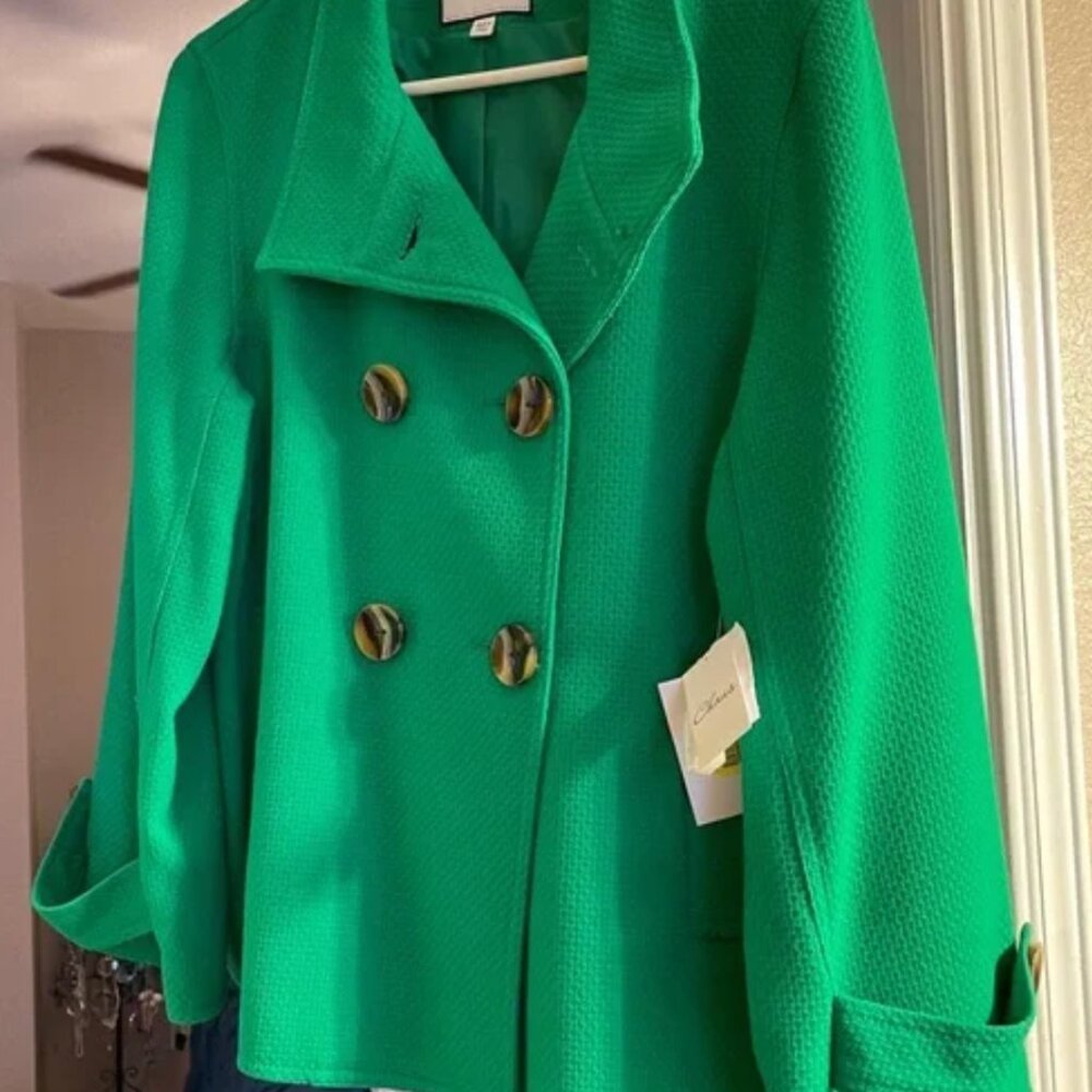 NWT Kelly Green Swing Jacket